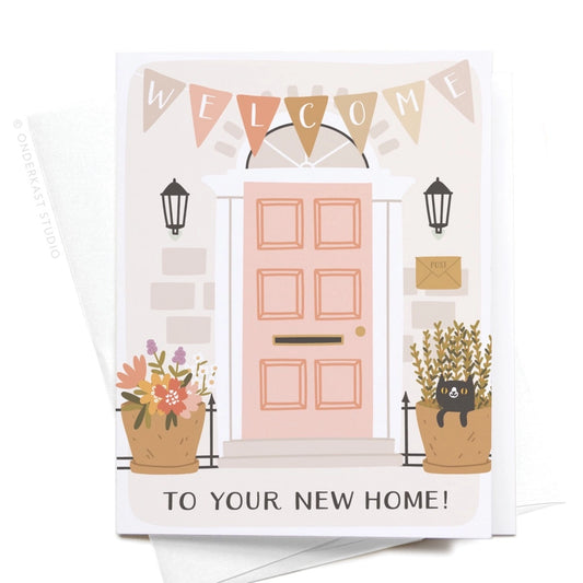 Welcome To Your New Home Door Card