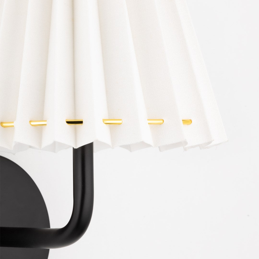 Demi Soft Black Sconce