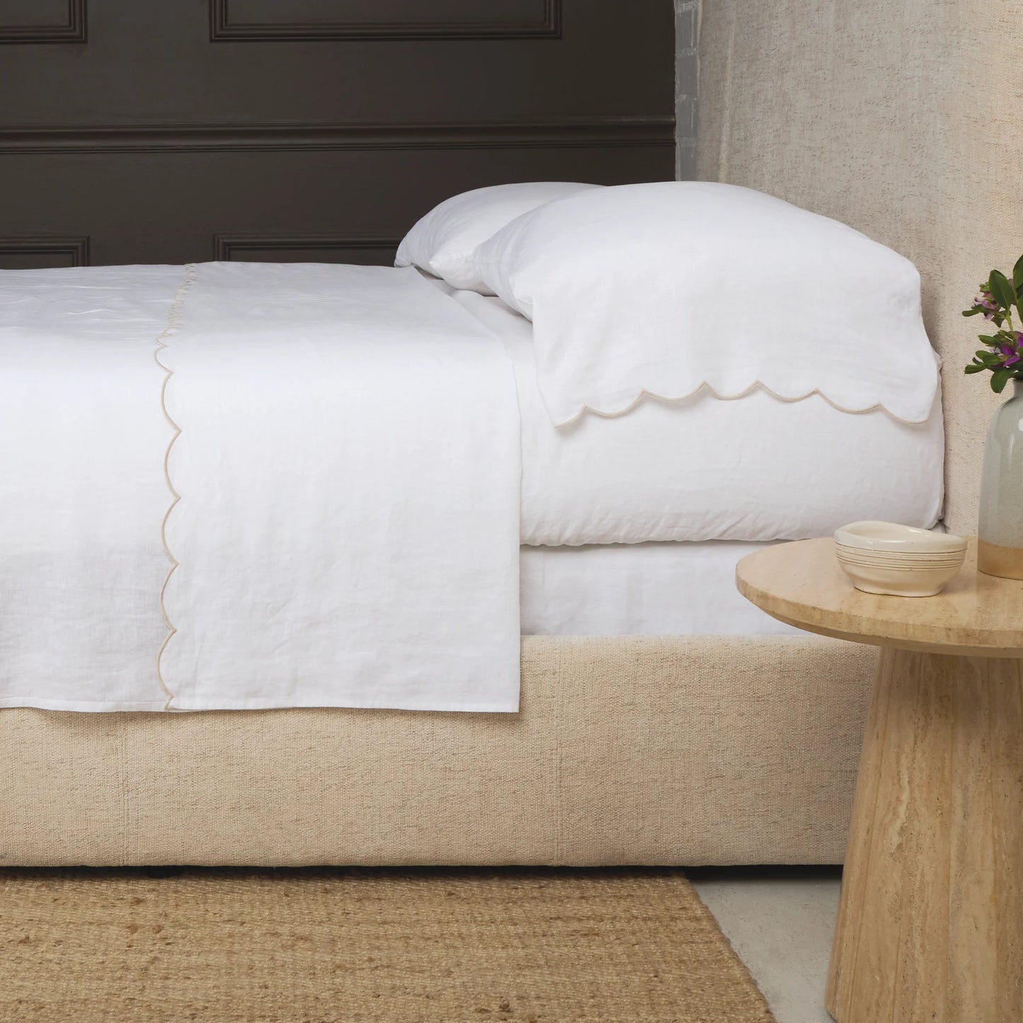 Pom Pom at Home Kelly Scalloped Linen Collection