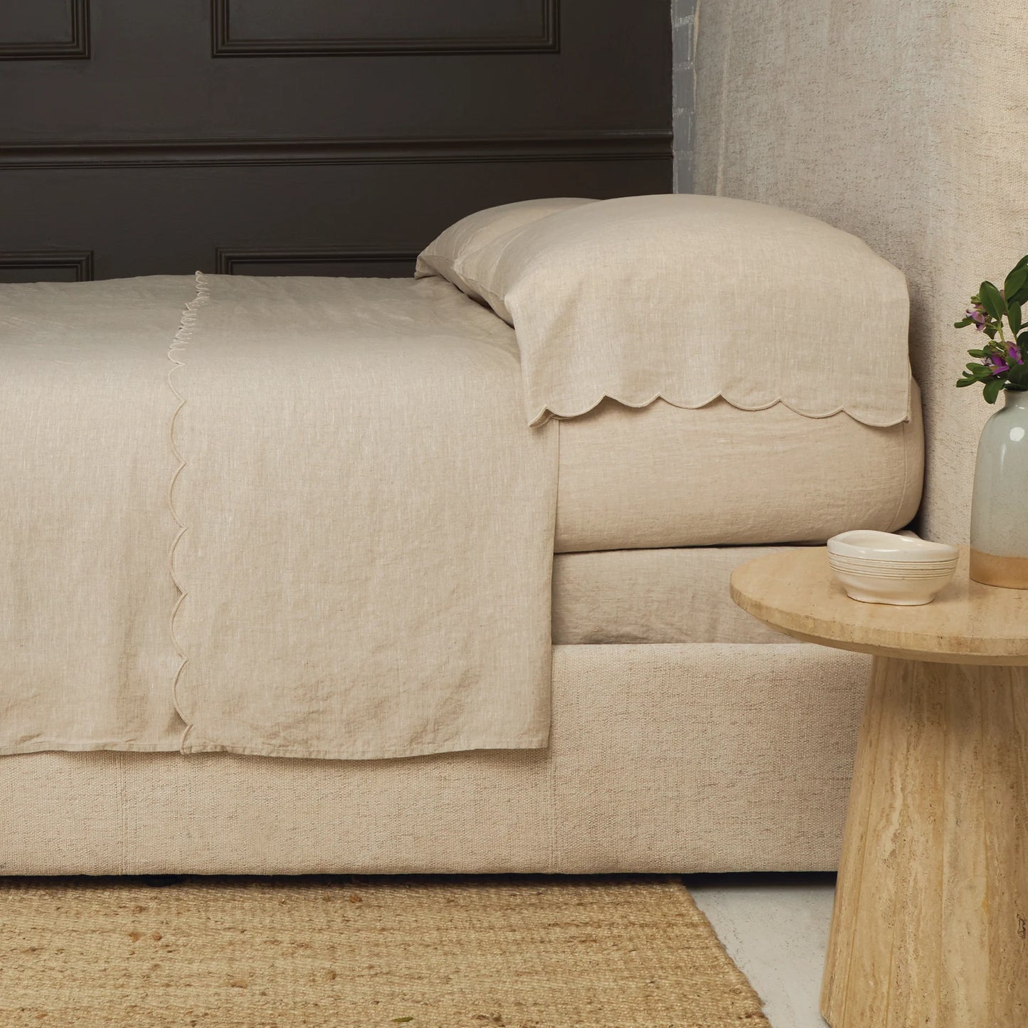 Pom Pom at Home Kelly Scalloped Linen Collection