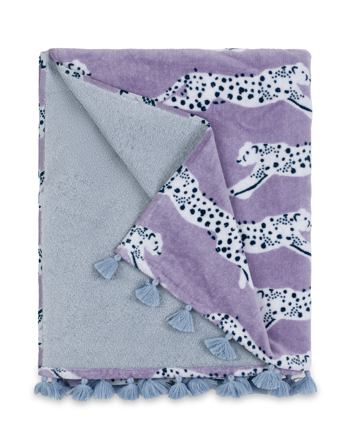 Matouk Leaping Leopard Beach Towel