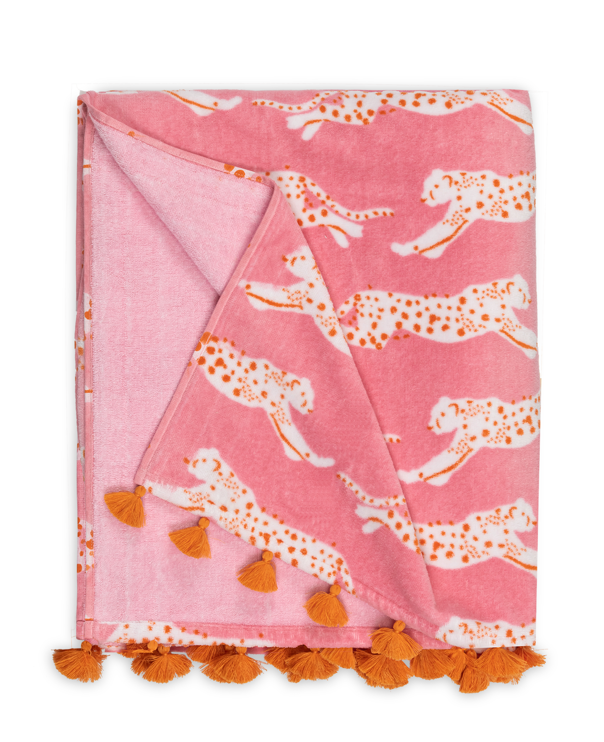 Matouk Leaping Leopard Beach Towel