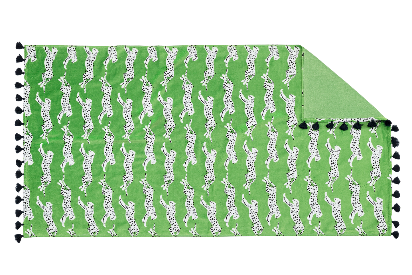 Matouk Leaping Leopard Beach Towel