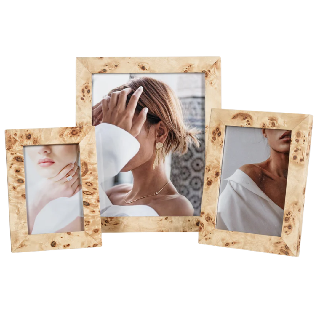 Burl Wood Frame Collection