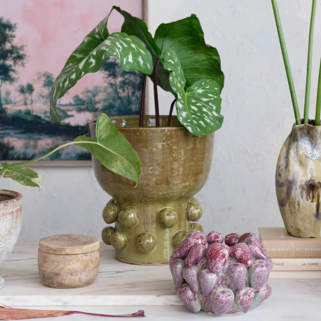 Sunset Footed Vase