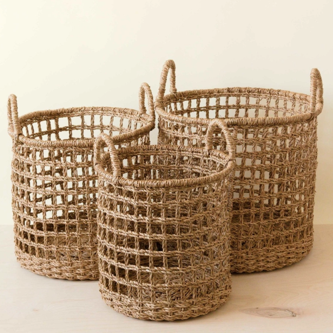 Open Weave Basket Collection