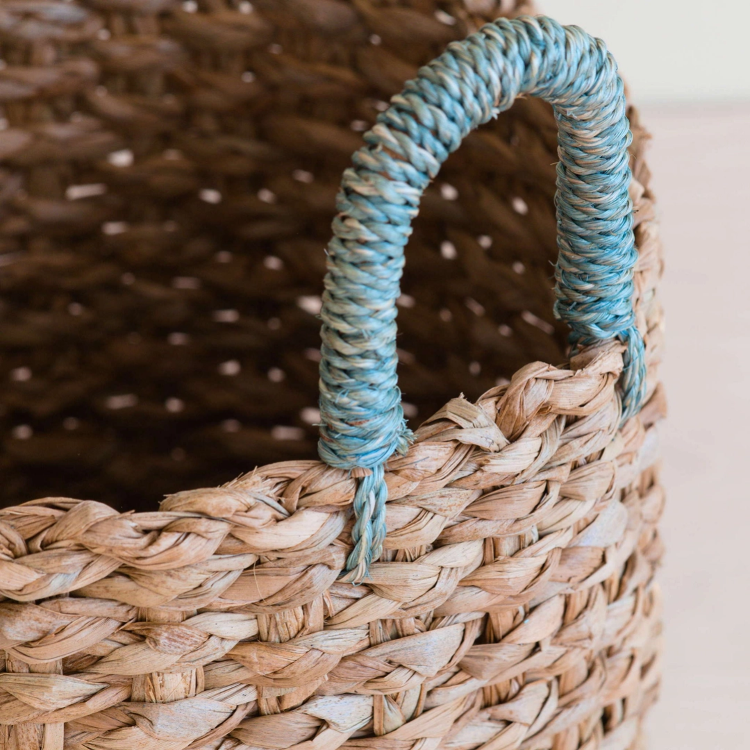 Sky Seagrass Basket Collection