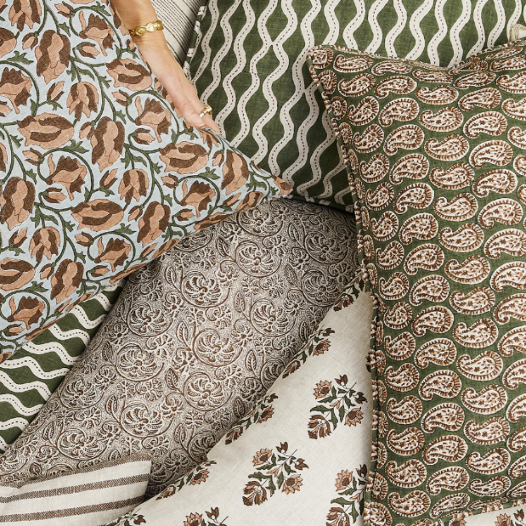Lahore Rosewood Pillow