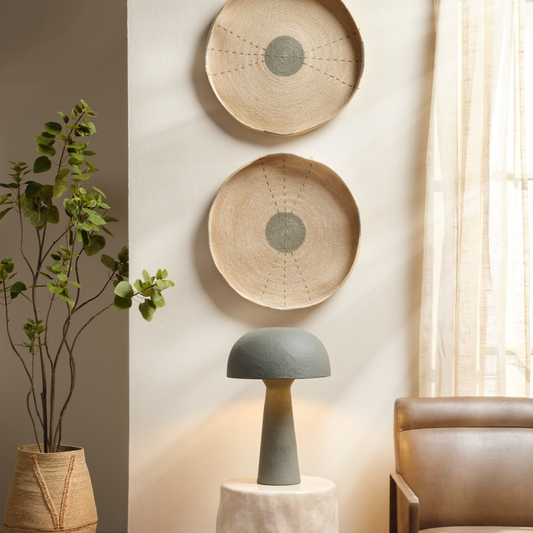 Sundial Teal Wall Hanging