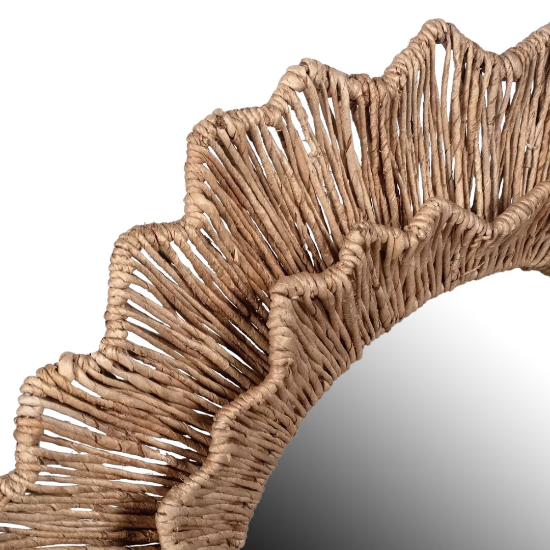 Shine Wave Woven Mirror