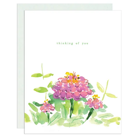 Thinking of You Flower Card