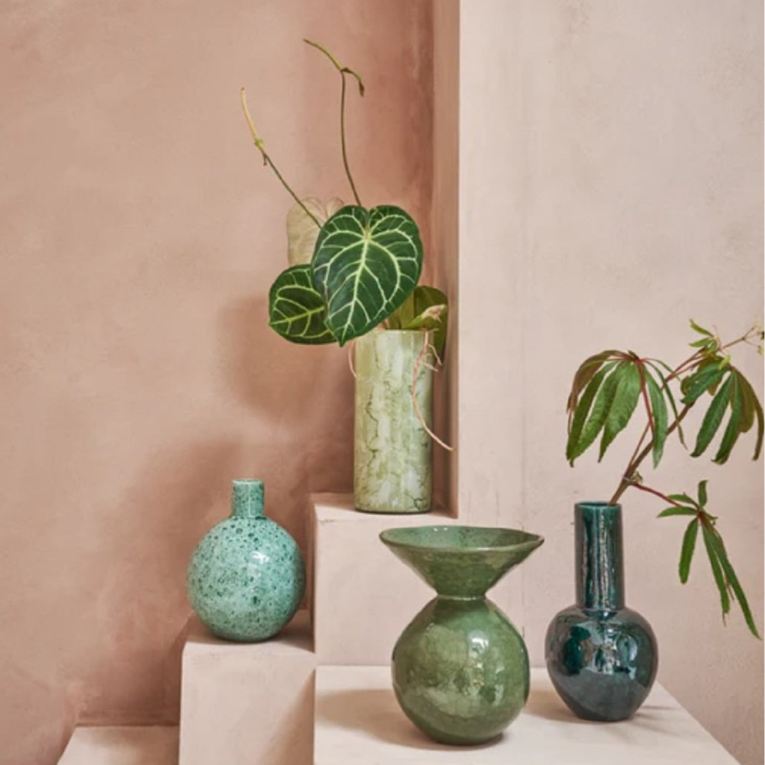 Ario Green Vase