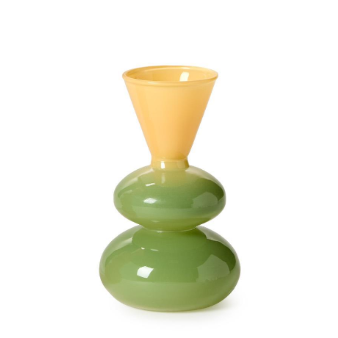 Colorito Mixed Color Glass Vase Collection