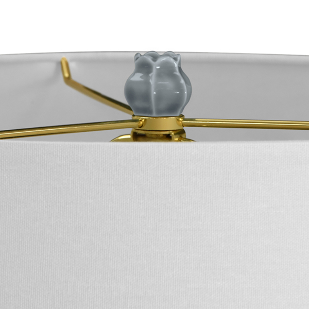 Mae Grey Blue Lamp