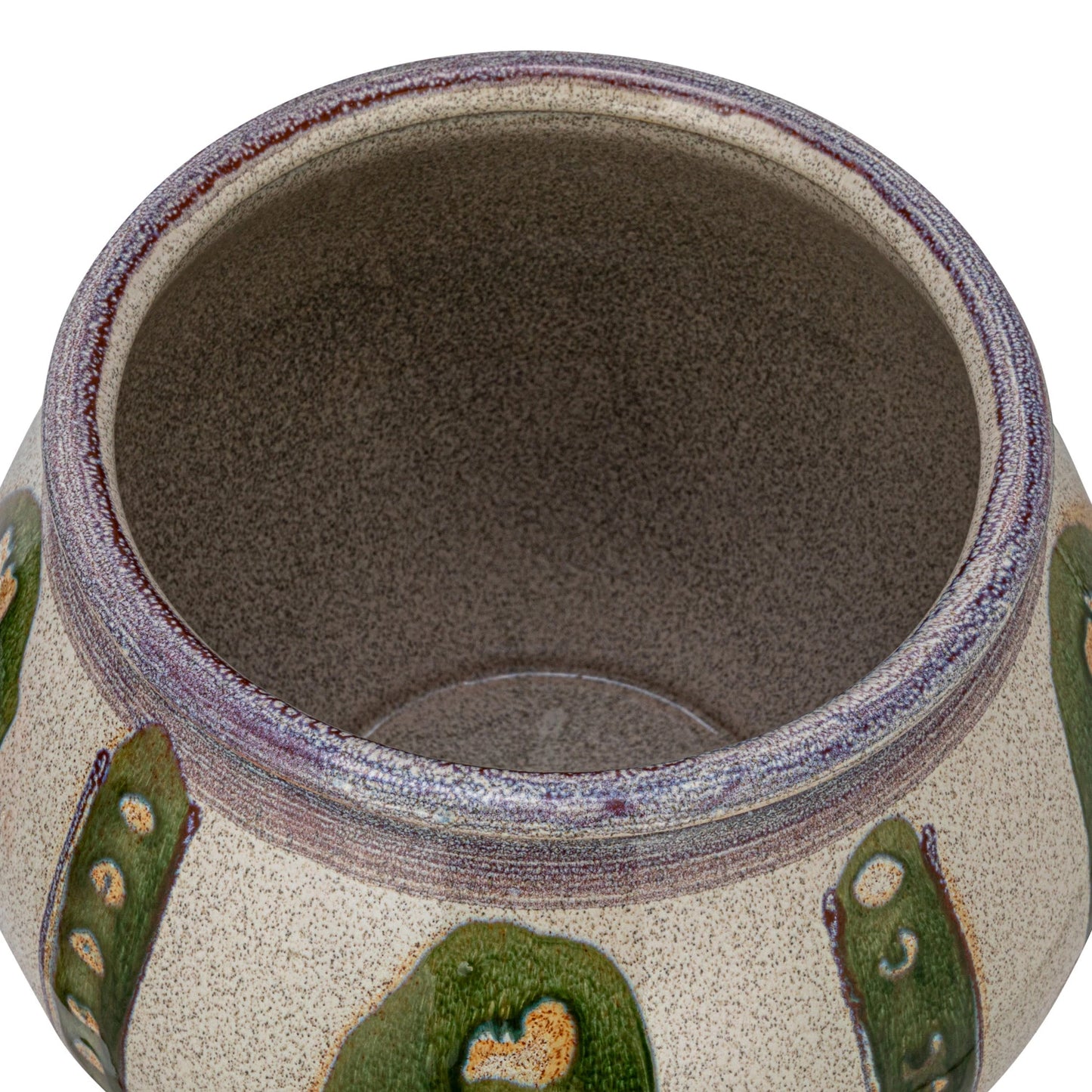 Leaf Stoneware Planter
