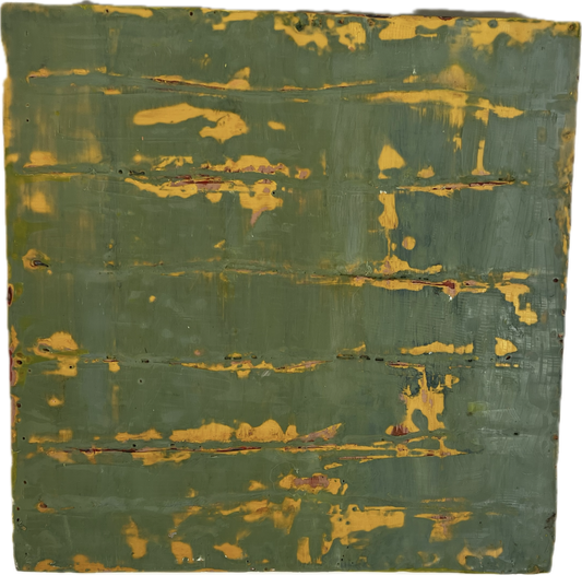Baby Green Encaustic Art