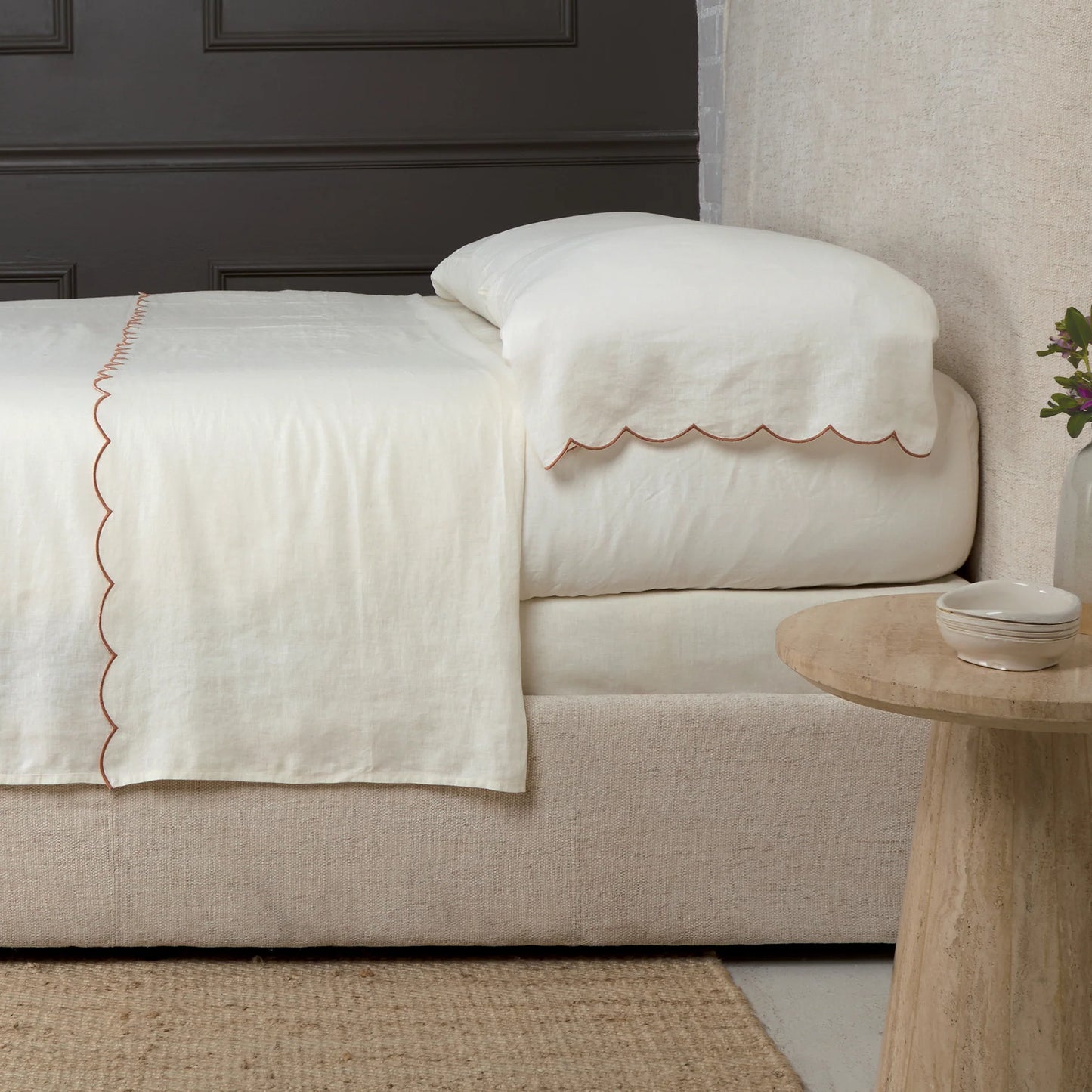 Pom Pom at Home Kelly Scalloped Linen Collection