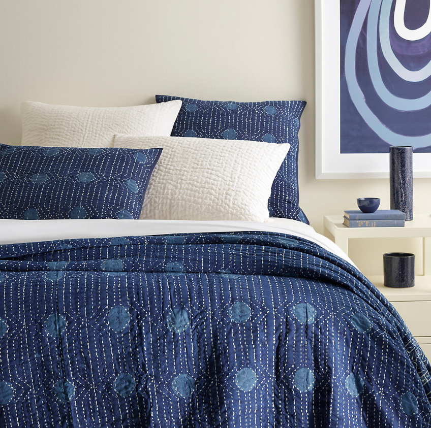 Pine Cone Hill Resist Dot Indigo Collection