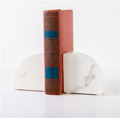 Enzo Marble Bookends