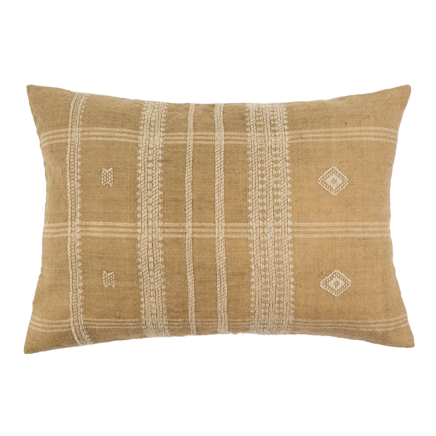 Bhujodi Beige Lumbar Pillow