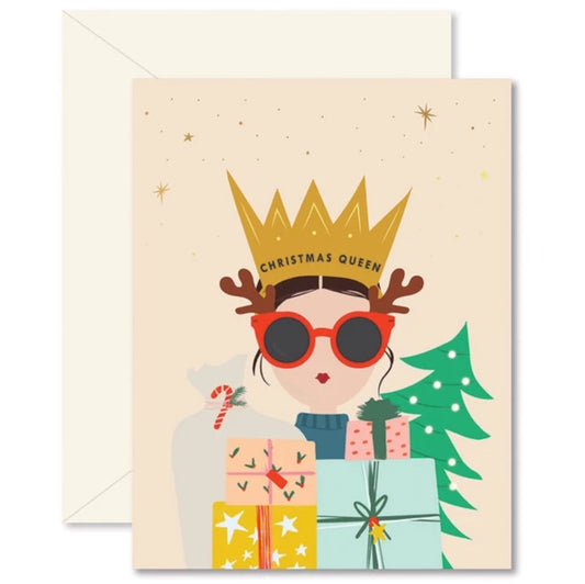 Christmas Queen Greeting Card