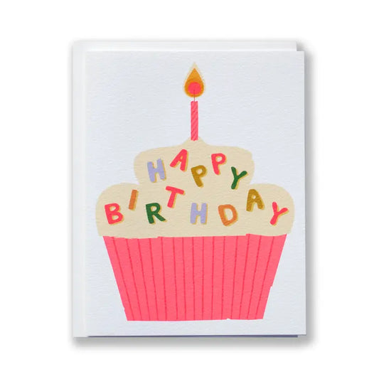 Happy Birthday Cupcake Sprinkles Card