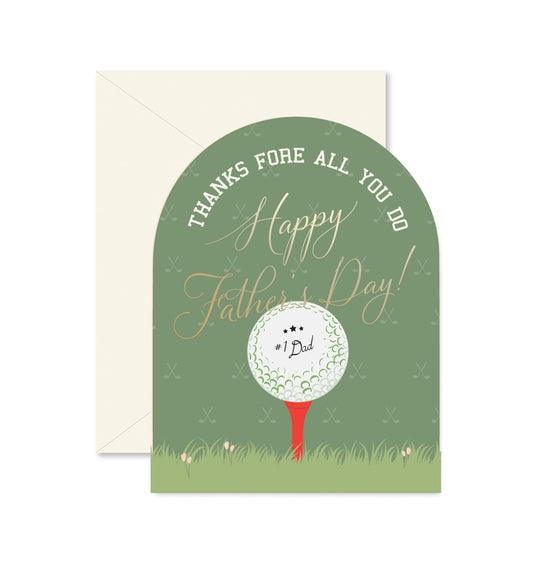 Fore Dad Father's Day Card