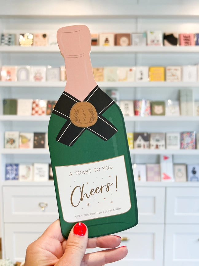 Champagne Congrats Card