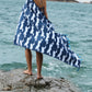 Matouk Leaping Leopard Beach Towel