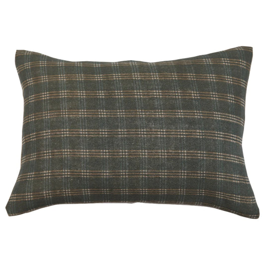 Gingham Sand Lumbar Pillow