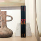 Forbes Marble Brass Bookends