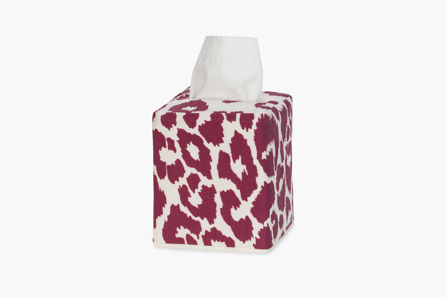 Matouk Iconic Leopard Tissue Box Cover