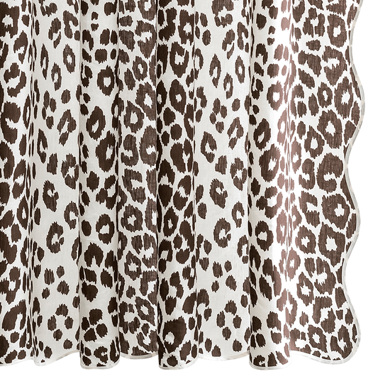 Matouk Iconic Leopard Shower Curtain Collection