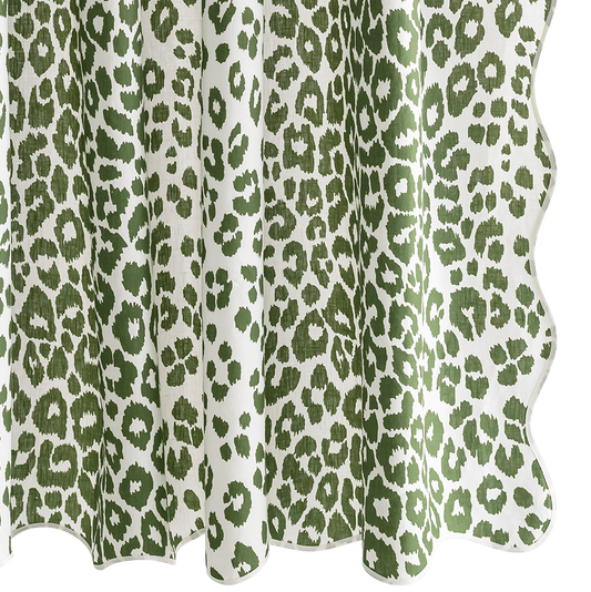 Matouk Iconic Leopard Shower Curtain Collection