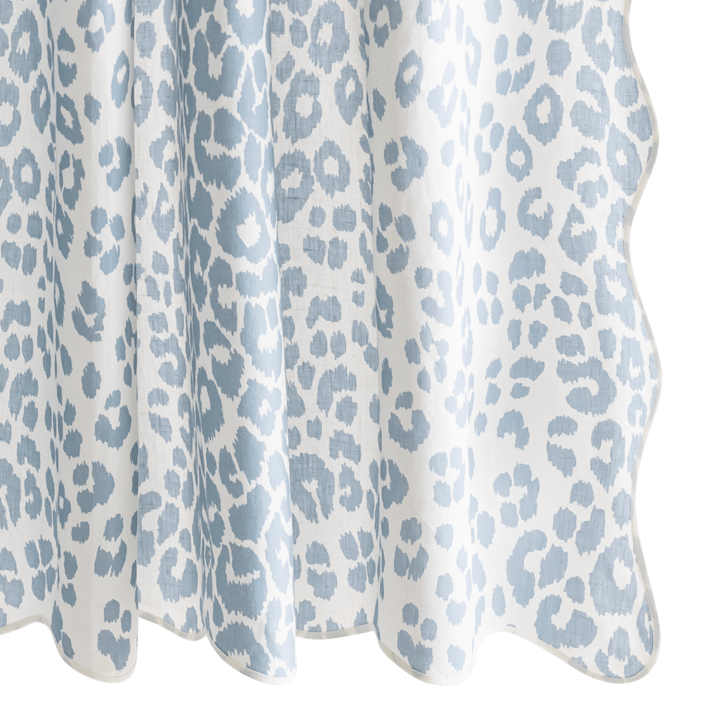 Matouk Iconic Leopard Shower Curtain Collection