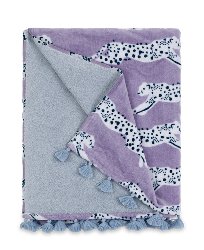 Matouk Leaping Leopard Beach Towel
