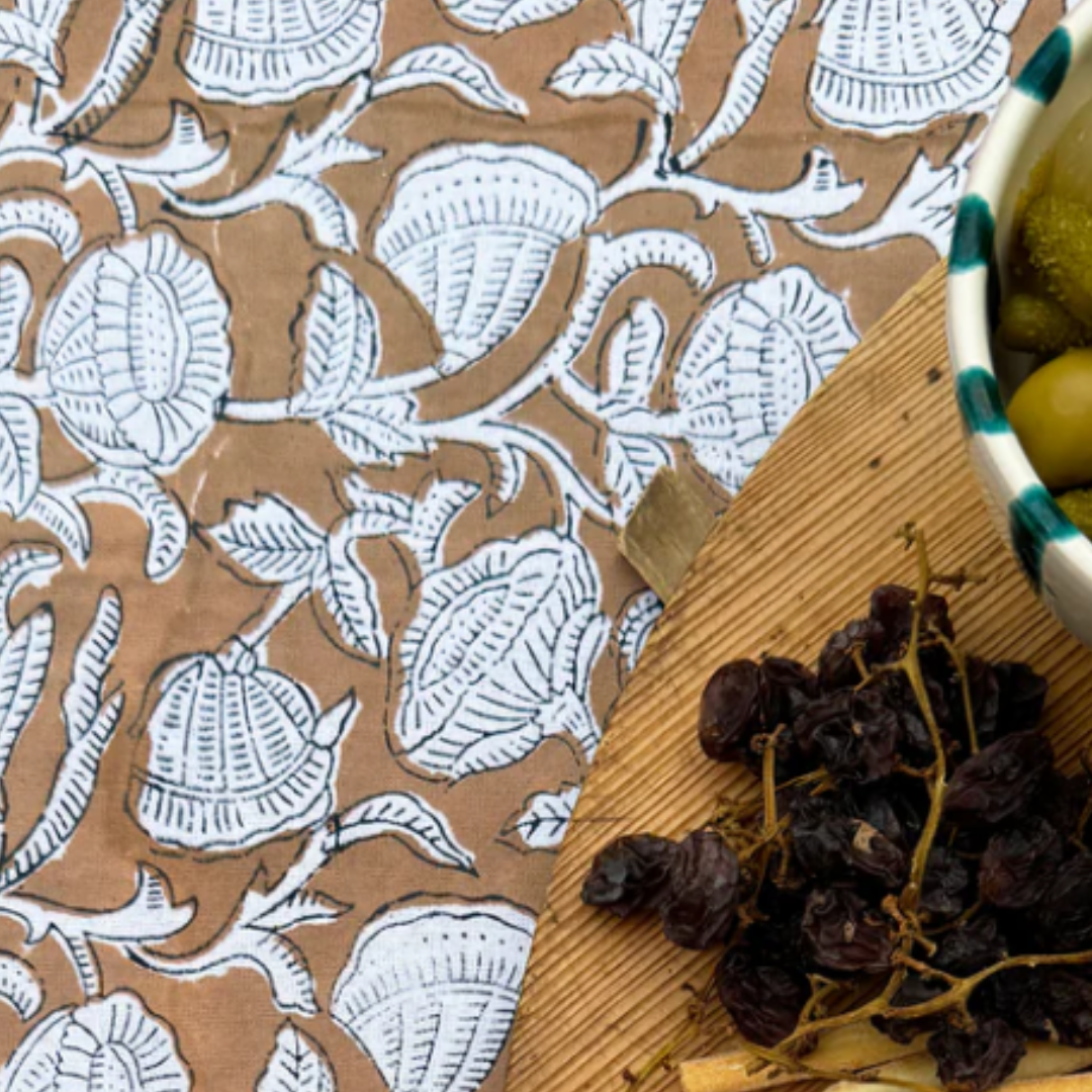 Marbella Tobacco Tablecloth