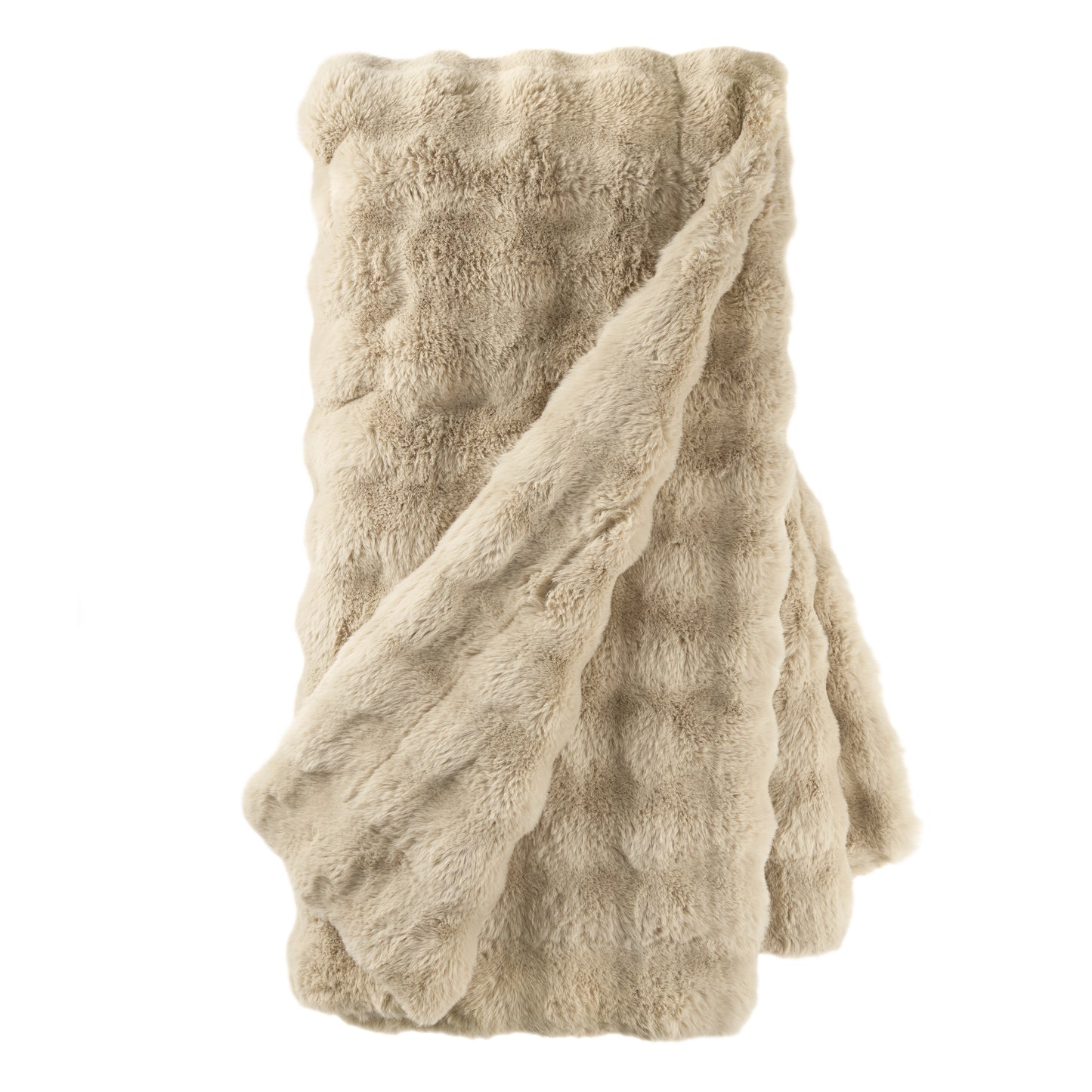 Pine Cone Hill Fab Faux Ivory Throw