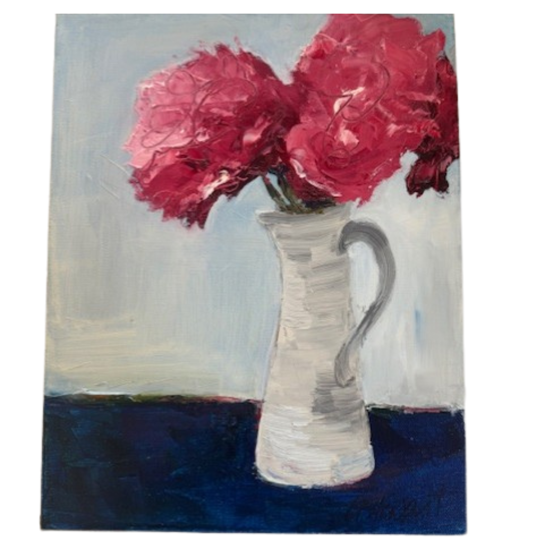 Peonies in Favorite Vase Art