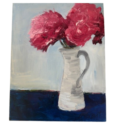 Peonies in Favorite Vase Art