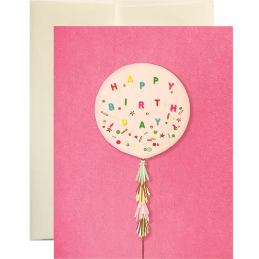 Pink Balloon Card