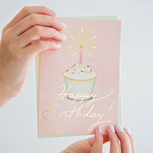 Golden Birthday Card