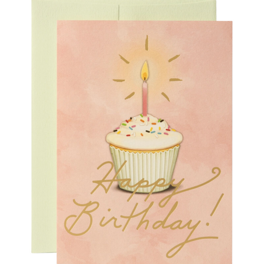 Golden Birthday Card