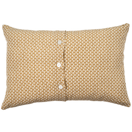 Ella Ochre Lumbar Pillow