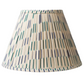 Blue Ikat Pleated Shade