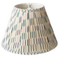 Blue Ikat Pleated Shade