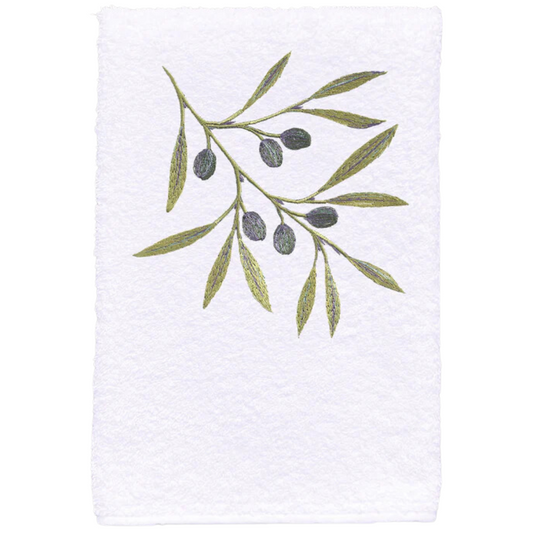 Olive Green Guest Towel