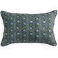 Oia Moss Azure Lumbar Pillow