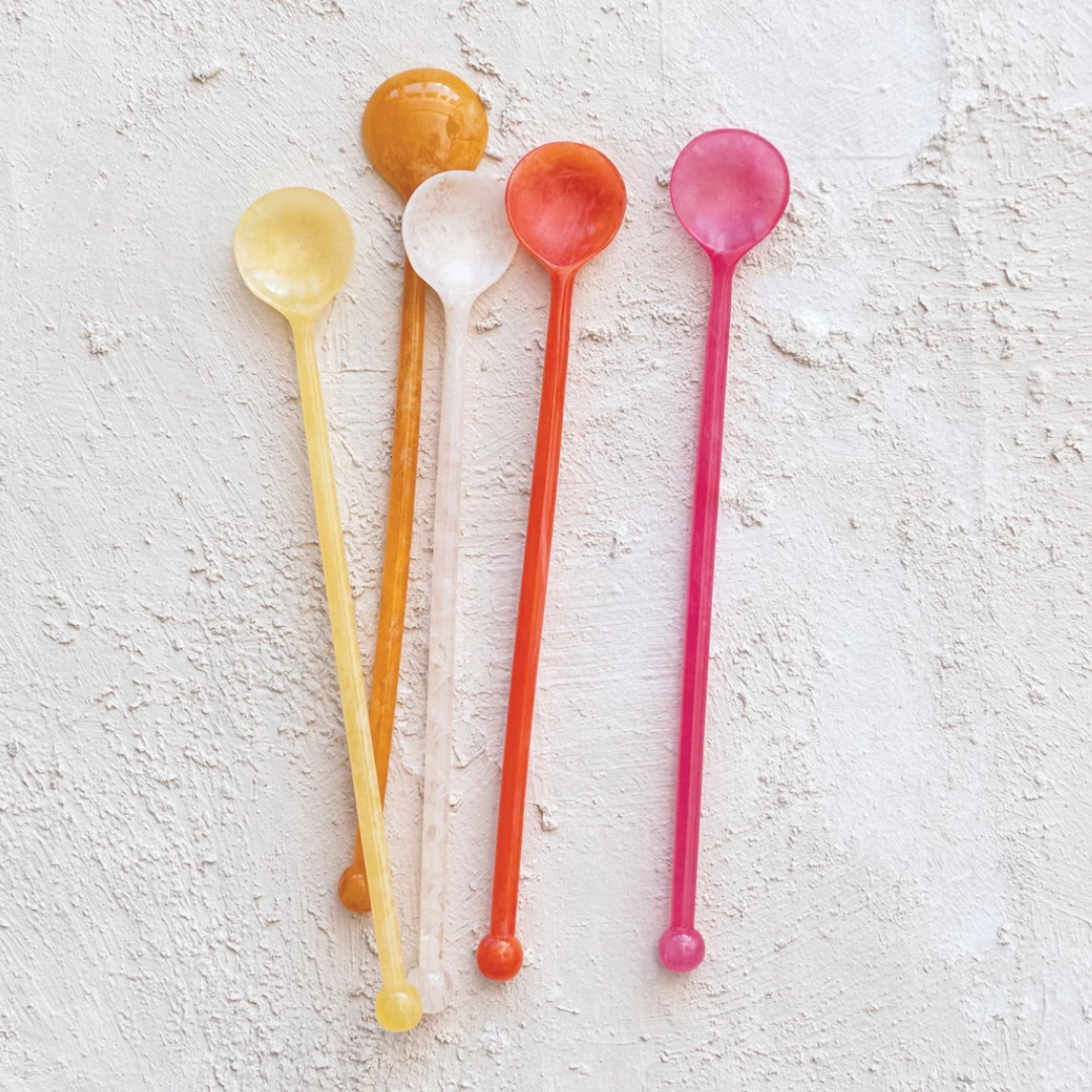 Marbled Cocktail Spoon Collection