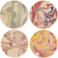 Marble Stone Coaster Set